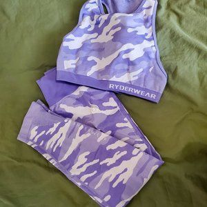 Ryderwear Seamless Purple Camo Set